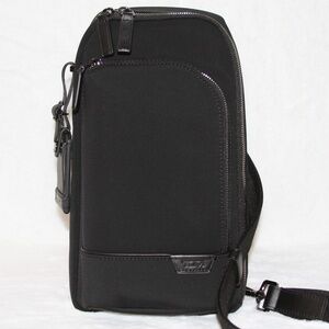 TUMI Harrison Gregory Sling Backpack Crossbody Travel Bag Black NWT